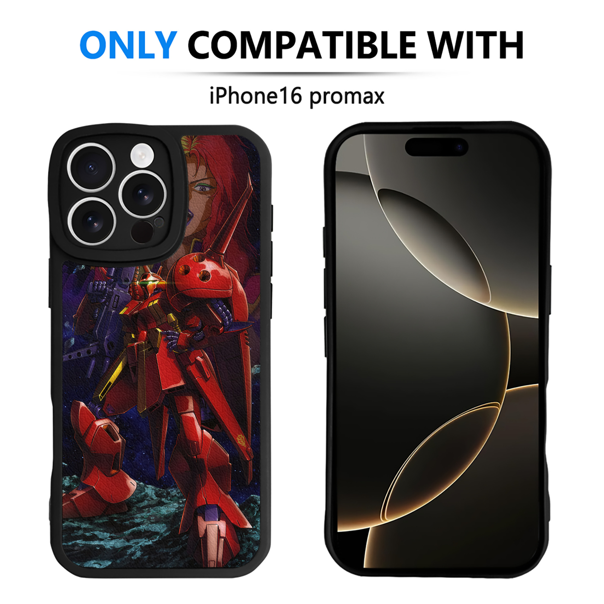 （画像用） 機動戦士ガンダム Mobile Suit Gundam 【iPhone 16シリーズ対応】シリコンスマホケース（レザー調） 材質：シリコン